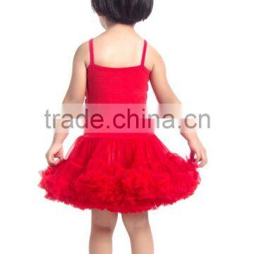 Baby Girls Red Rosettes Cotton Liner Petti Skirts Girls Party Dresses Baby Evening Dress For Kids Many Styles photo-2