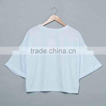 Sublimation Blank French Terry T-shirt Custome Design Print no Minimum Quantity Real Factory photo-2