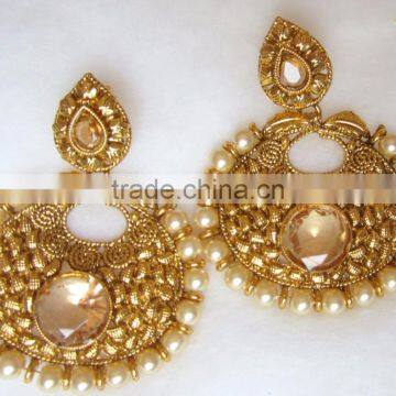Gold Plated DANGLER Earrings photo-5