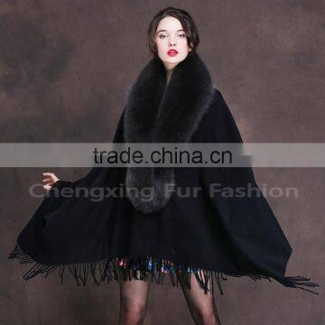 CX-B-P-18A Ladies Latest Wool & Cashmere Shawls and Scarves Pashmina photo-5