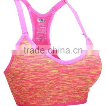 WomenS Racerback Sports Bras Seamless High Impact Support Workout Yoga Bra photo-4