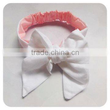 Wholesale Lovely Pom Pom Headband In Plain Pale Pink photo-4
