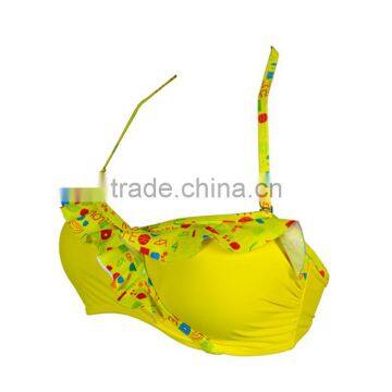 Custom Bikini Skirt Set With Print Ruffle Lady Bikini OEM Custom Sexy Bikini Girls photo-4