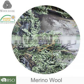 Wholesale woolen fabric OEM, camouflage knitted wool fabric