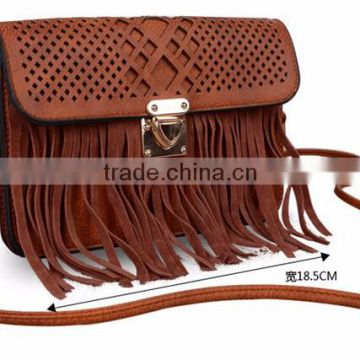 DY0019Z High fashion ladies hollow out ladies fringe bag tassels bag for sexy lady