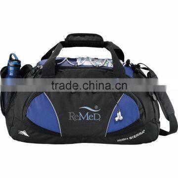 High Sierra 21" Sports Duffel Bag - features a large, ventilated side pocket that holds shoes or damp garments