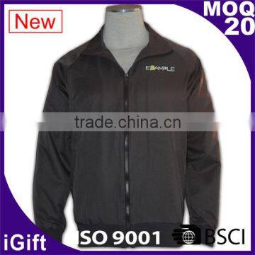 2016 Outdoor Custom Cheap Lightweight Black Windbreaker Jacket photo-6