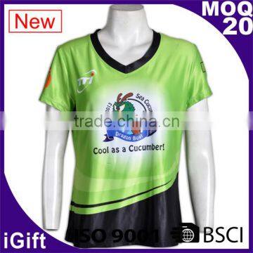 BSCI/ISO9001 Factory Dry Fit Breathable Fabric Italy Sublimation Ink Hotsale Cheap Customize Sports Apparel