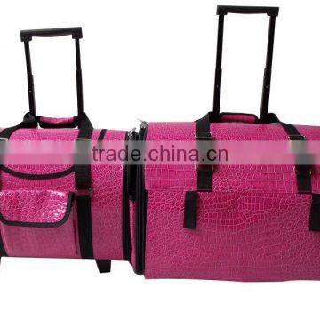 Pleather pink dog carrier