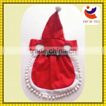 Factory R & D Christmas Dog Costume Non-woven Dog Dress Cute Dog Dress Red Doy Dress