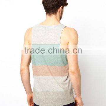 Racer Back Stripe Tank Top photo-2