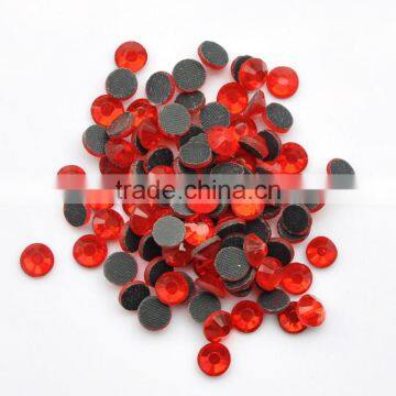 crystal hot fix rhinestone glass flat back beads shiny garment accessories