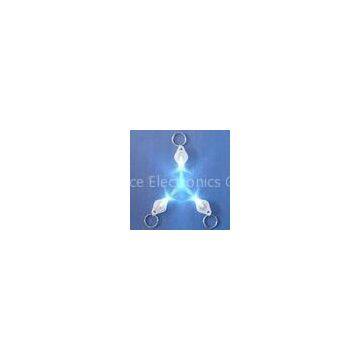 Custom Personalized Gifts PVC, METAL White Flashlight Key Chains, Mini Led Keychain