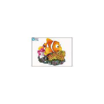 Air Operated Resin Fish Tank Ornaments With Bubble For Aquarium Decoration