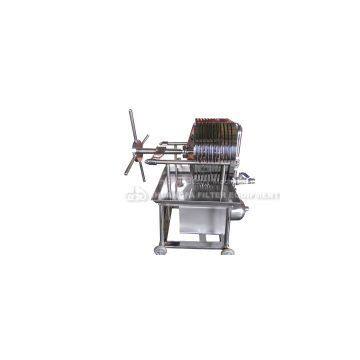 Stainless steel plate and frame filter