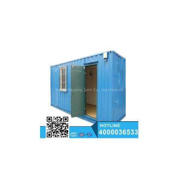 Cheap flat roof Prefab shipping container house for sale