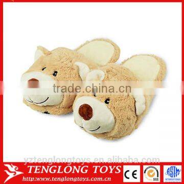 Soft Plush Novelty Teddy Bear Indoor Fuzzy Slippers