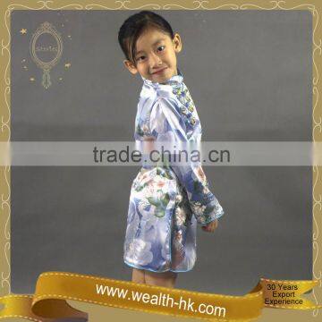 Floral Pattern Chinese Style Qipao Fancy Dress photo-2