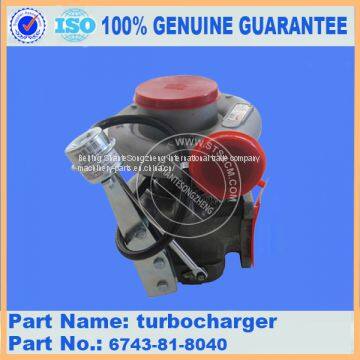 PC300-7 turbocharger 6743-81-8040 engine parts stock available