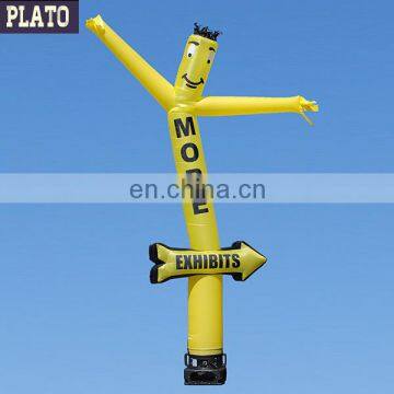 inflatable air dancing guy,yellow funny inflatable air dancer for trade show