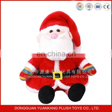 Father Christmas plush toys& sitting Santa Claus plush toys