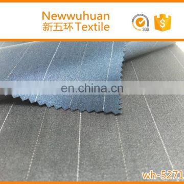 65% polyester 35% viscose dobby design with colored yarns T/R suiting fabric wh-5271