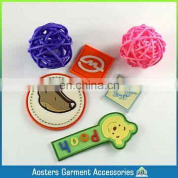 Lovely Rubber Label Children's Clothing Plastic Label Tag Rubber Brand Patch Label photo-6