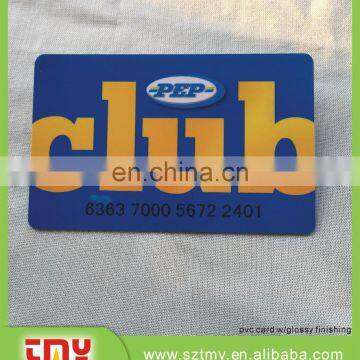 Customized Plastic PVC Business Cards/Club membership cards