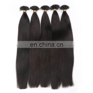 Remy Virgin Indian U/Nail Tip Silky Straight Human Hair Extension