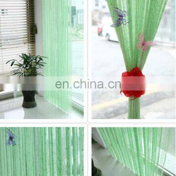 Romantic room divider string curtain panel