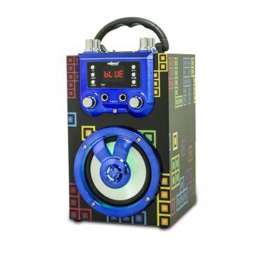 Trending Products Mini Speaker Christmas Gift Karaoke Speaker With Multi Color Blue Tooth Karaoke Speaker Factory Price photo-4