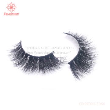 Black/Brown Color and Synthetic Hair Material 5D faux mink eyelashes