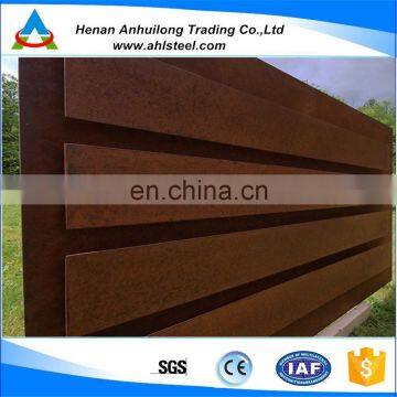 high quality laser cut corten steel plate