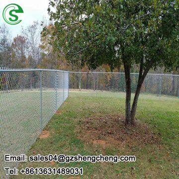 Factory supply black chain link fence powder coated