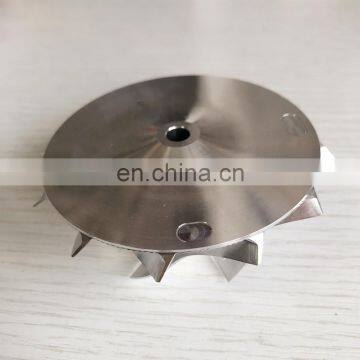 TD05H Reverse 49179-02712 56.24/75.00mm 6+6 Blades Performance Low Blade Turbo Aluminum 2618/milling/ Billet Compressor Wheel photo-3