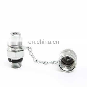 Hot sale CS material  M16*2 *1/4 G thread connected with pressure test hose hydraulic test point couplings