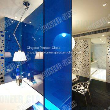 Sapphire blue glass