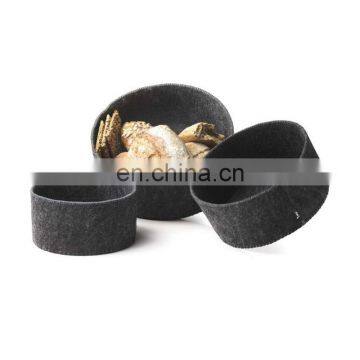 Hot Sale Customization Durable Felt Home Storage Basket Firewood Log Basket photo-3
