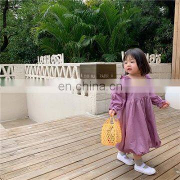 Ins Girls Dress Autumn Princess Western Style Middle and Children 2020 New Children Girls Skirts Autumn and Winter