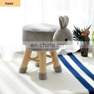 Imitation Animal Wooden Legs Kids Stool for Kids Carton Cute Children Footstool Funny Children Cartoon Stool photo-2