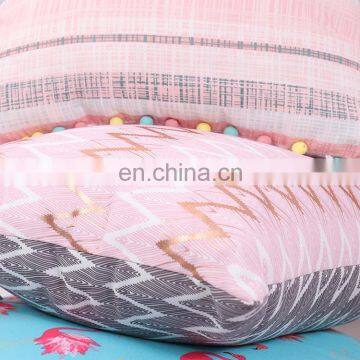 Pink Stripe Printed Cute Colorful Pompom Home Indoor Decorative Throw Pillows/cushion photo-7