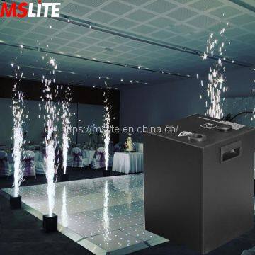 2020 Cold Spark Firework Machine DMX Remote Indoor Fountatin Fireworks for Wedding Christmas Party Stage use