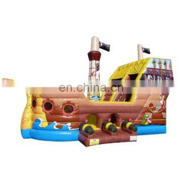 Inflatable Pirate Ship Bounce House Jump Bouncer Kids Jumping Bouncy Castle For Sale