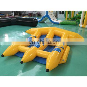 Hot Sell Inflatable Banana Boat for Sale/ Inflatable Flying Fishing Banana Boat for Fun
