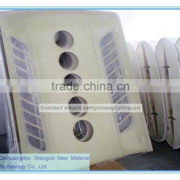 GRP automotive air conditioning cover , hand lay-up frp van shell, glass fiber fender