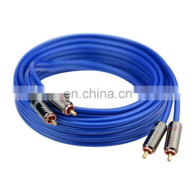 New arrival  2 male to 2male  RCA Cable audio wire for car audio