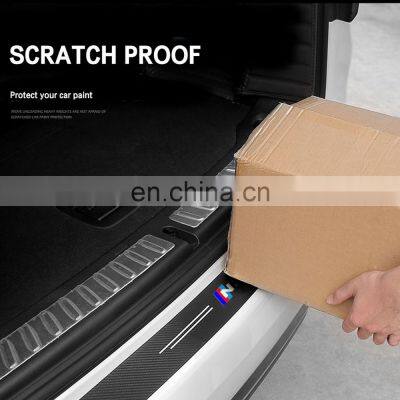 1pc Car Trunk Decorative Protective Stickers Bumper Decoration Modification For Lada GRANTA NIVA VESTA XRAY Stickers Accessories photo-3