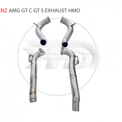 Exhaust Manifold Downpipe for Benz AMG GT GT50 Car Accessories With Catalytic converter Header Without cat pipe whatsapp008613189999301