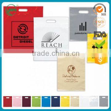 High quality reusable custom Die cut handle non woven shopping bag for promotion with china factory