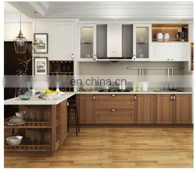 Solid Wood Kitchen Cabinets Furniture Modular Kitchen Cabinets Made In China